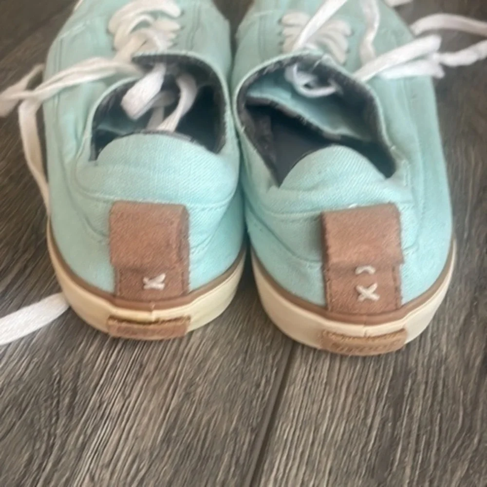 Reef sneakers size 7.5 aqua distressed comfy - Picture 2 of 9